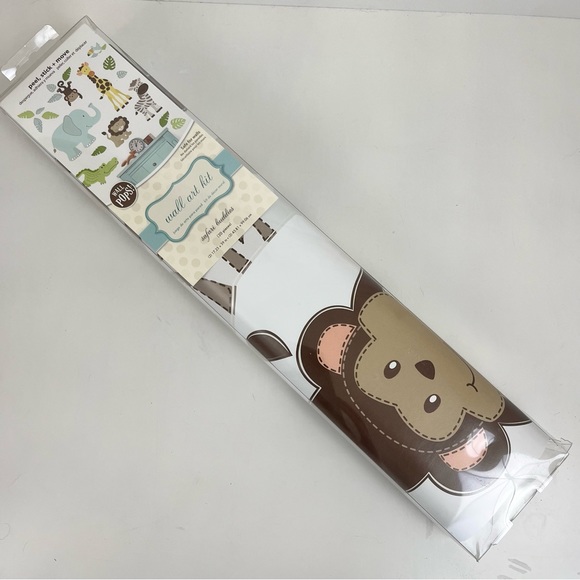 Wall Pops! Safari Buddies Wall Art Kit New In Package - Picture 11 of 11